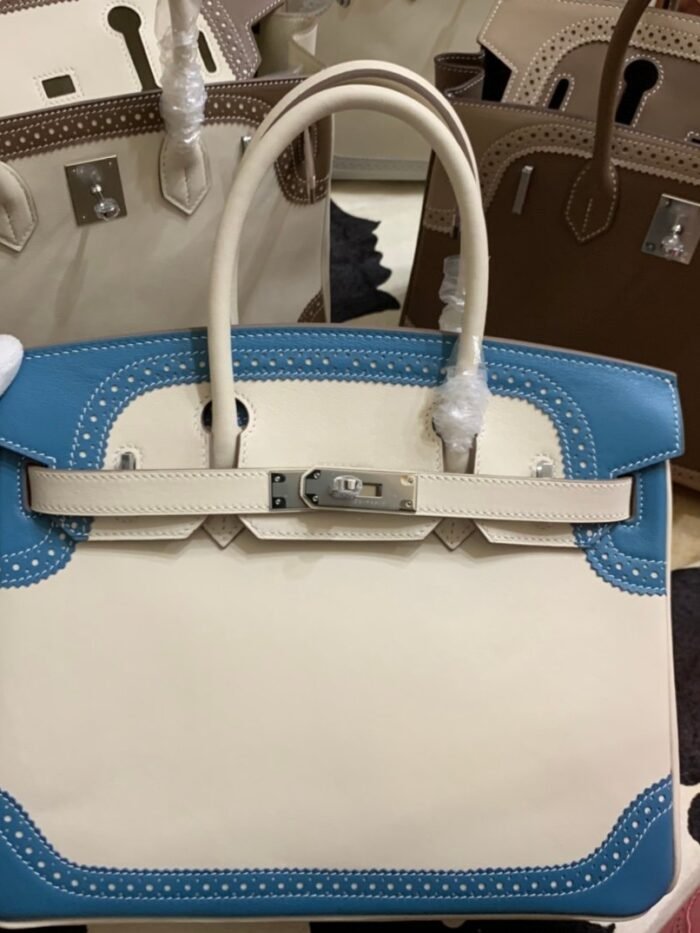 Birkin Milkshake White/Blue
